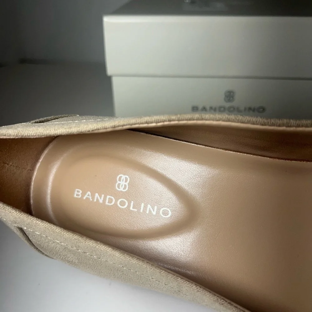 Bandolino Women's Lindio Bow Detail Slip On Loafers size 7